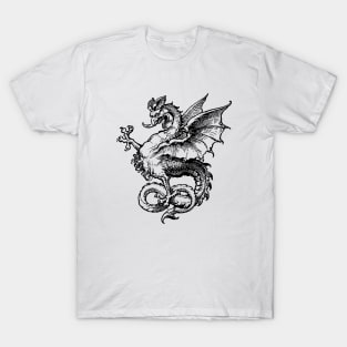 Dragon with a bird's head. T-Shirt